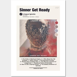 SINNER GET READY ✅ Lingua Ignota tracklist & poster Posters and Art